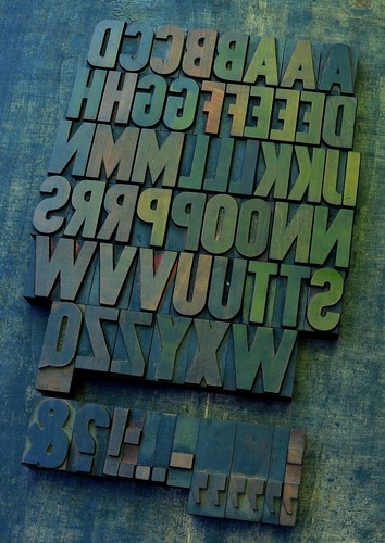 Alphabet holzbuchstaben 54 - a-z,