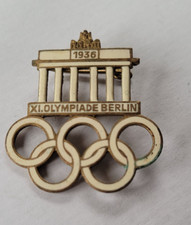 Anstecknadel Brosche Vorkrieg XI. Olympiade Berlin 1936