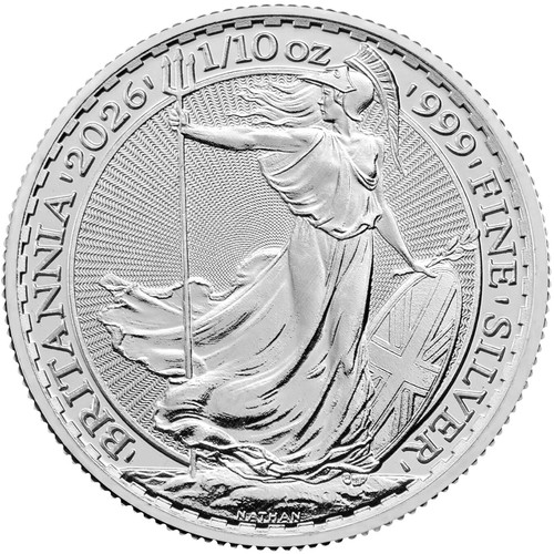 Gekapselte silbermünze 10 - gekapselte,