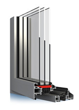 Alu, Aluminium Fenster, Aluprof Ferroline -Fenster aus Polen