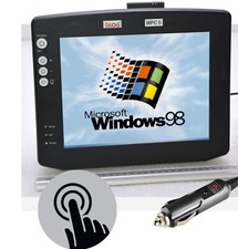 COMPUTER DLOG MPC5 10,4" 26 cm TOUCHSCREEN FOR WINDOWS 98 2x RS-232 12V KFZ-3