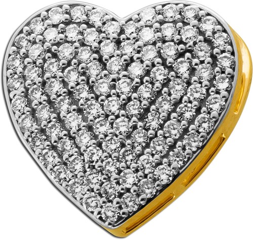 Herz anhänger gold 333 - anhänger, 8k