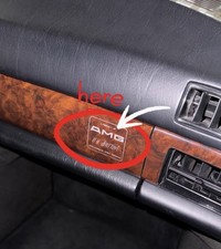 AMG Wood HWA Sticker Decal
