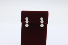 Moncara Elegante Ohrringe mit gesamt 42 Diamanten ca. 0,8ct  aus 585 Weißgold