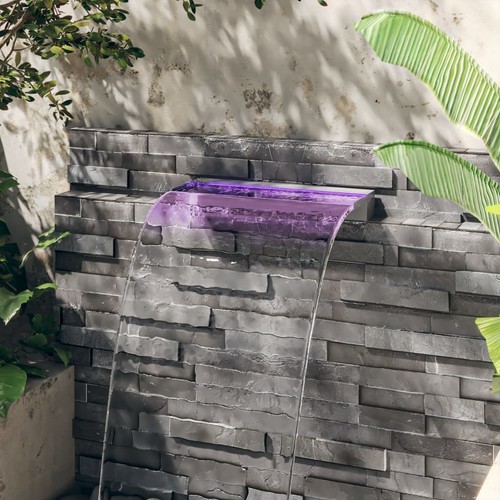 Wasserfall element mit rgb - wasserfall-element,