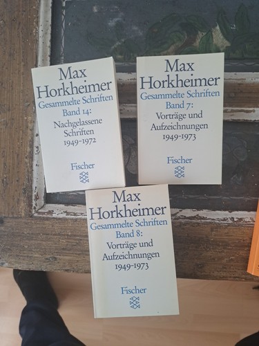 Max horkheimer gesammelte - max,
