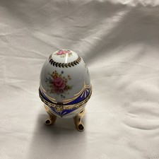 Schmuckei Porzellan Deko Ei 