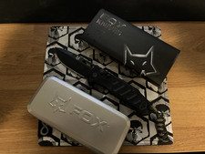 Fox Auto Messer FX 503 FA Taschenmesser Smarty FMKD- All Black Automat 