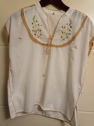 Bluse vintage folklorestil - ,vintage, ,folklorestil