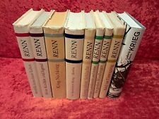 9 Bücher Ludwig Renn Krieg Nachkrieg Werke DDR Aufbau Bände