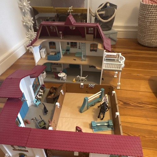 Schleich reiterhof set mit - reiterhof,