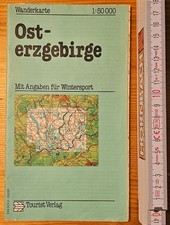 DDR Wanderkarte Osterzgebirge