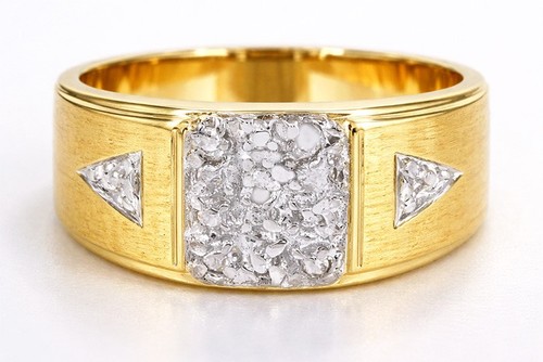 Diamantschliff design ring 10k - diamantschliff,