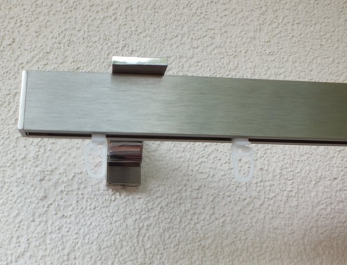Flach vorhangschiene aluminium - flach,