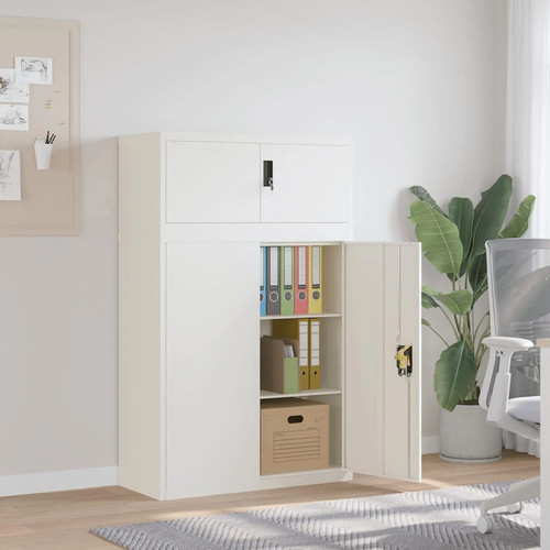 Aktenschrank weiß 90x40x145 - aktenschrank,