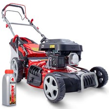 Benzin Rasenmäher mit Antrieb 46 cm Schnittbreite 5,5 PS Motor Mulch ID6786