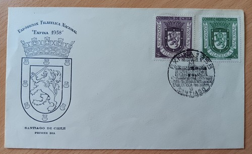Chile 1958 sonderbeleg - chile,