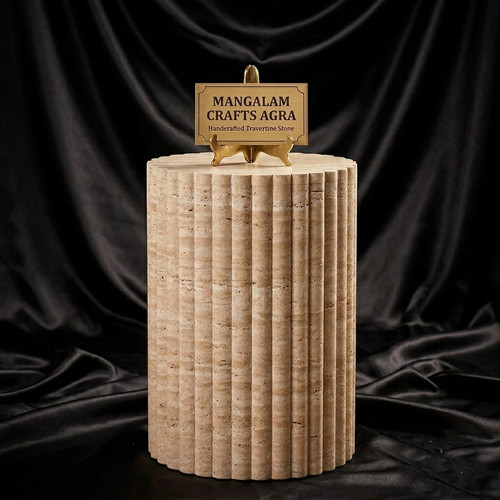Luxus travertin zylinder - luxus,