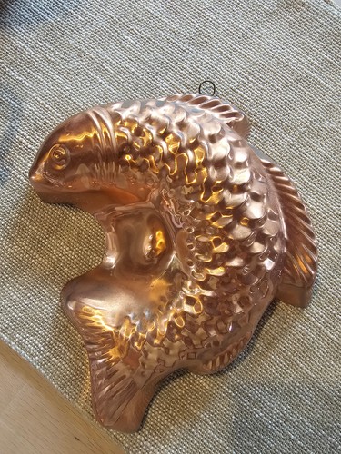 Kupfer fisch wanddeko - wanddeko, ca.