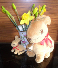 2 Lindt - OSTER - Plüschhasen