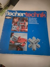 Fischertechnik Bauanleitung ca. 1972 Grundkasten