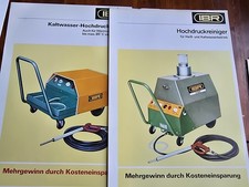 IBR Maschinenfabrik Hochdruckreiniger Landmaschine Prospekt Brochure