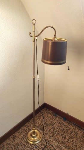 Stehleuchte messing mid cent - messing,