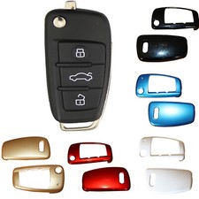 passend für Audi A4 B7 A6 C6 R8 Schlüssel Etui Auto Kunststoff Hülle Hard Cover