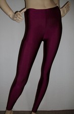 Leggings Glanzleggings Voltigierhosen bordeaux Größen 116-176