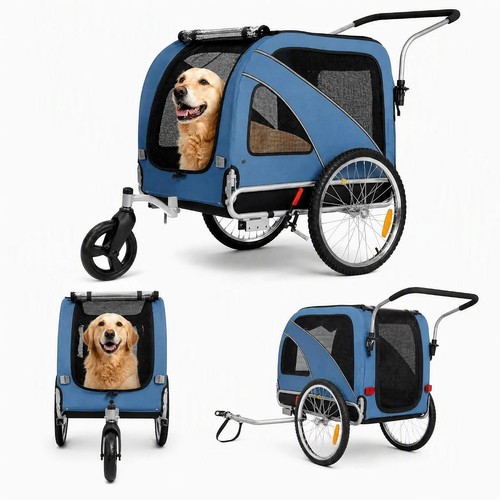 Hundeanhänger 1 für - hundeanhänger, 2-in-1