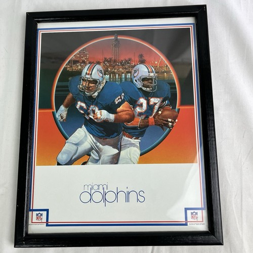 Miami dolphins nfl poster 1983 - miami,