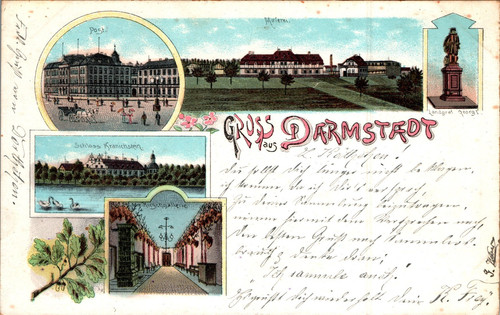Litho gruss aus - gruss,