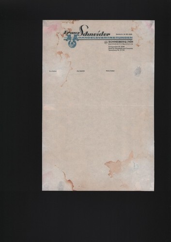 Sonneberg briefbogen 1925 - briefbogen,