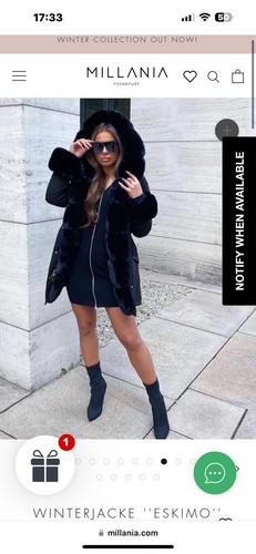 Neu winterjacke mit kunstfell - mit,