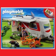 PLAYMOBIL 5434 Familien-Caravan Wohnwagen Camping Wohnmobil Wohnanhänger EOL NEU