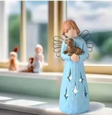 Blauer Engel mit Hund