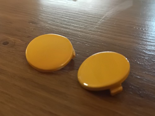 Gelbe abdeckkappen für - gelbe,