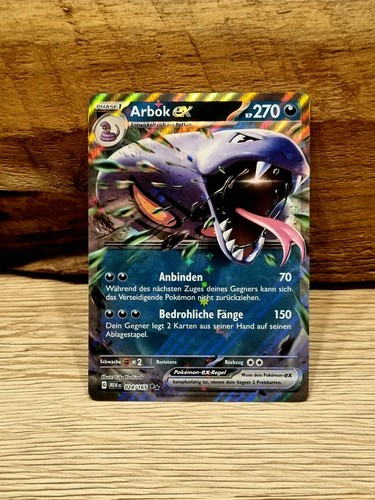 Pokemon karte arbok 024 - karte, ex