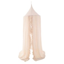 Baldachin Mädchen Baumwolle 240cm Betthimmel Kinderzimmer Dekoration