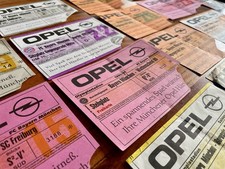 Sammlung Eintrittskarten