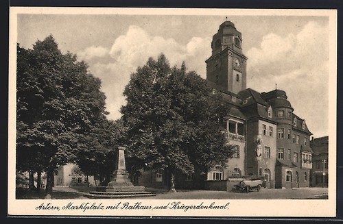 Artern marktplatz rathaus - artern,,