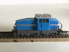 MÄRKLIN (3078) HO Werkslok DHG 500  blau (1975) mit OVP