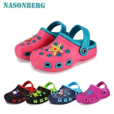 Kinder Clogs Sandalen Sommer Leicht Schuhe Hausschuhe Badeschuhe Gartenschuhe DE