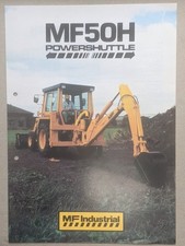 MASSEY FERGUSON MF 50H Baggerlader Prospekt Traktor Schlepper Bagger