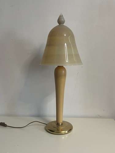 Vintage tischlampe aus glas - vintage,