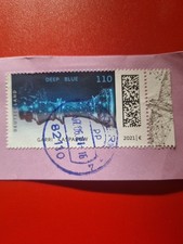Deep blue  Garry Kasparow  nassklebend mit Rundstempel und Seitenrand