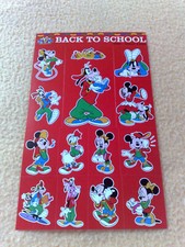 Sticker Sammelsticker Micky Maus Goofy Minnie Schule