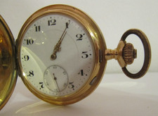 Taschenuhr - System Glashütte ? 0.585 - 14 K  Mechanisches Werk - guter Zustand