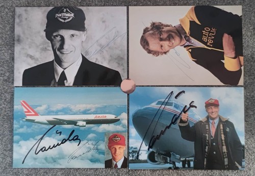 Autogrammkarten niki lauda - autogrammkarten,