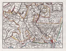 Montfoort Utrecht Oudewater Ijsselstein Holland Nederland Karte map de Leth 1750